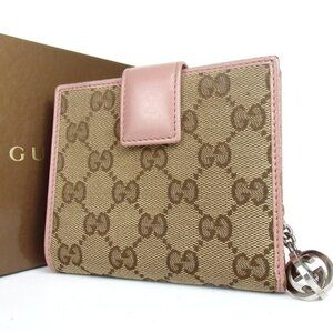 Authentic GUCCI 233022.2888 GG canvas wallet canvas [Used]